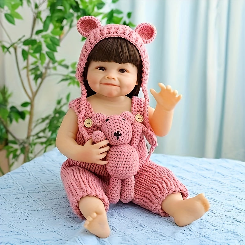 22" Soft Vinyl Silicone Reborn Baby Dolls Gift for Children