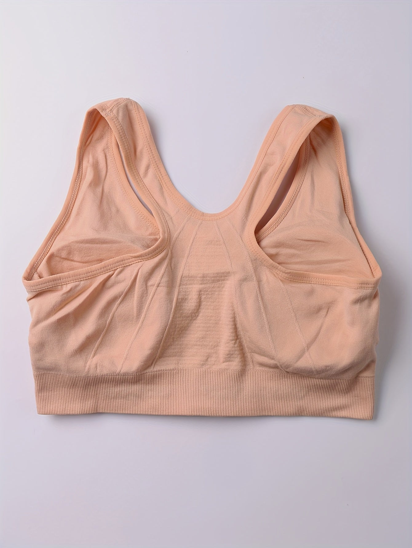 3 Pack Plus Size Front Zipper Padded Sports Bras Set