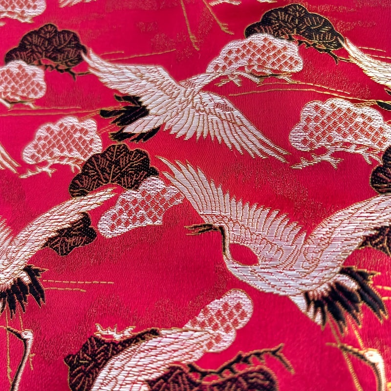 1pc Antique Silk Brocade DIY Fabric Clothing Skirt Home Curtain Decoration