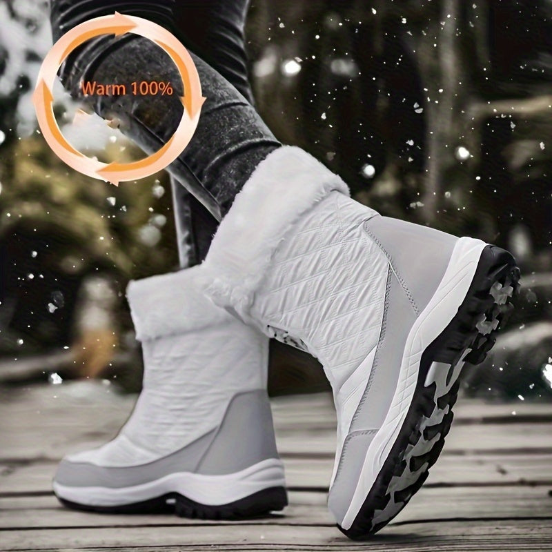Women's Snow Boots Warm High Top Hiking Boots