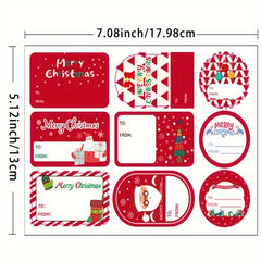 10 Pack Christmas Decorative Gift Stickers Self-adhesive Labels