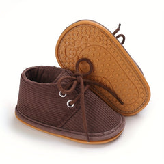 Casual Lace Up Boots For Baby Boys And Girls Lightweight Non Slip Walking Shoes