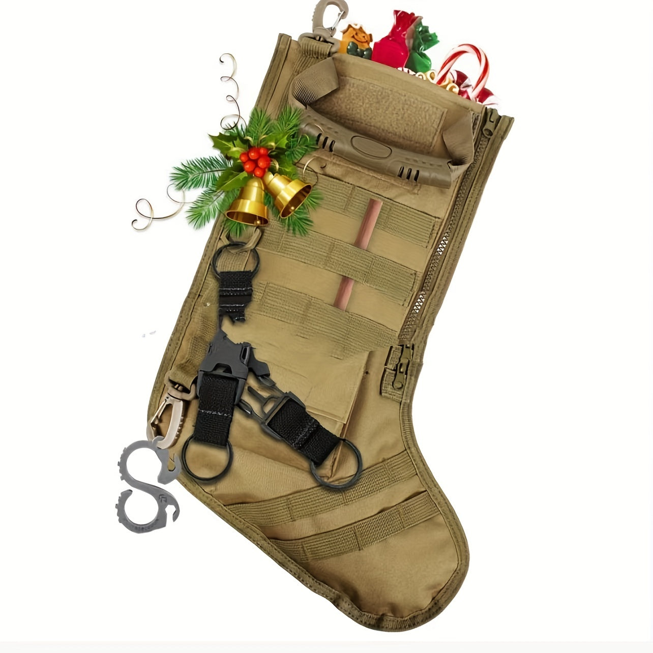 Outdoor Sports Christmas Socks Storage Bag Decorations