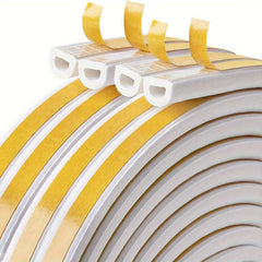Indoor Weather Stripping Self Adhesive Foam Seal 7.20" x 6.25"