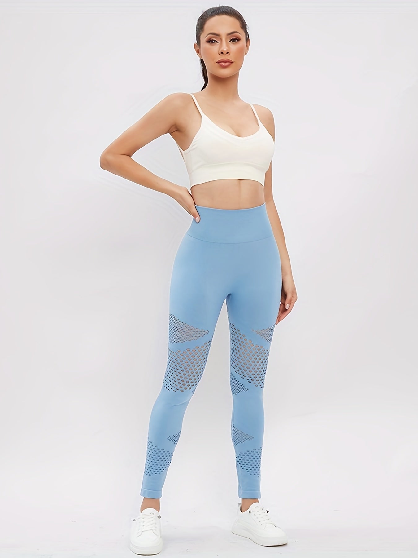 High Waist Breathable Running Leggings Sports Tights Activewear