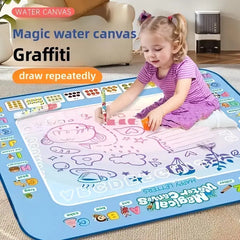 Magic Watercolor Canvas Mat Non Toxic Washable Kids Art Pad