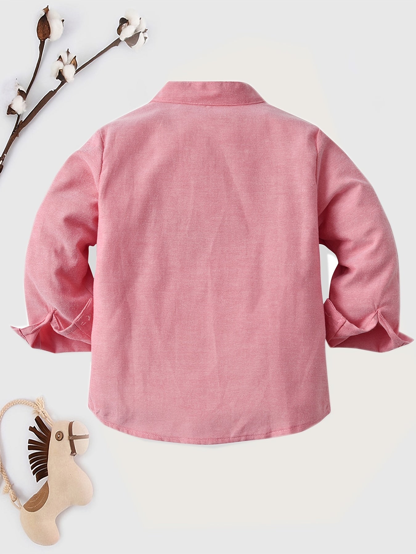 Boys Collarless Button Up Shirts