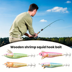 1pc 4 13 inch Artificial Shrimp Hook Fishing Tackle