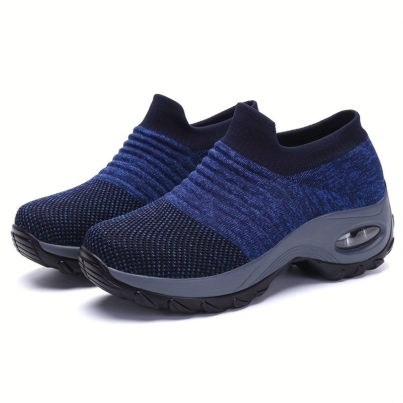 Women's Breathable Slip On Sneakers Low Top Comfort Shoes