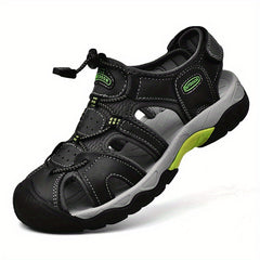 Men's Closed Toe Anti Collision Sandals Summer Beach Shoes