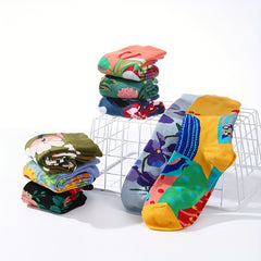 Men's Novelty Crew Socks for Outdoor Activities