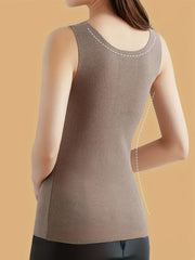 V Neck Thermal Top Soft & Comfortable Mesh Tank Top