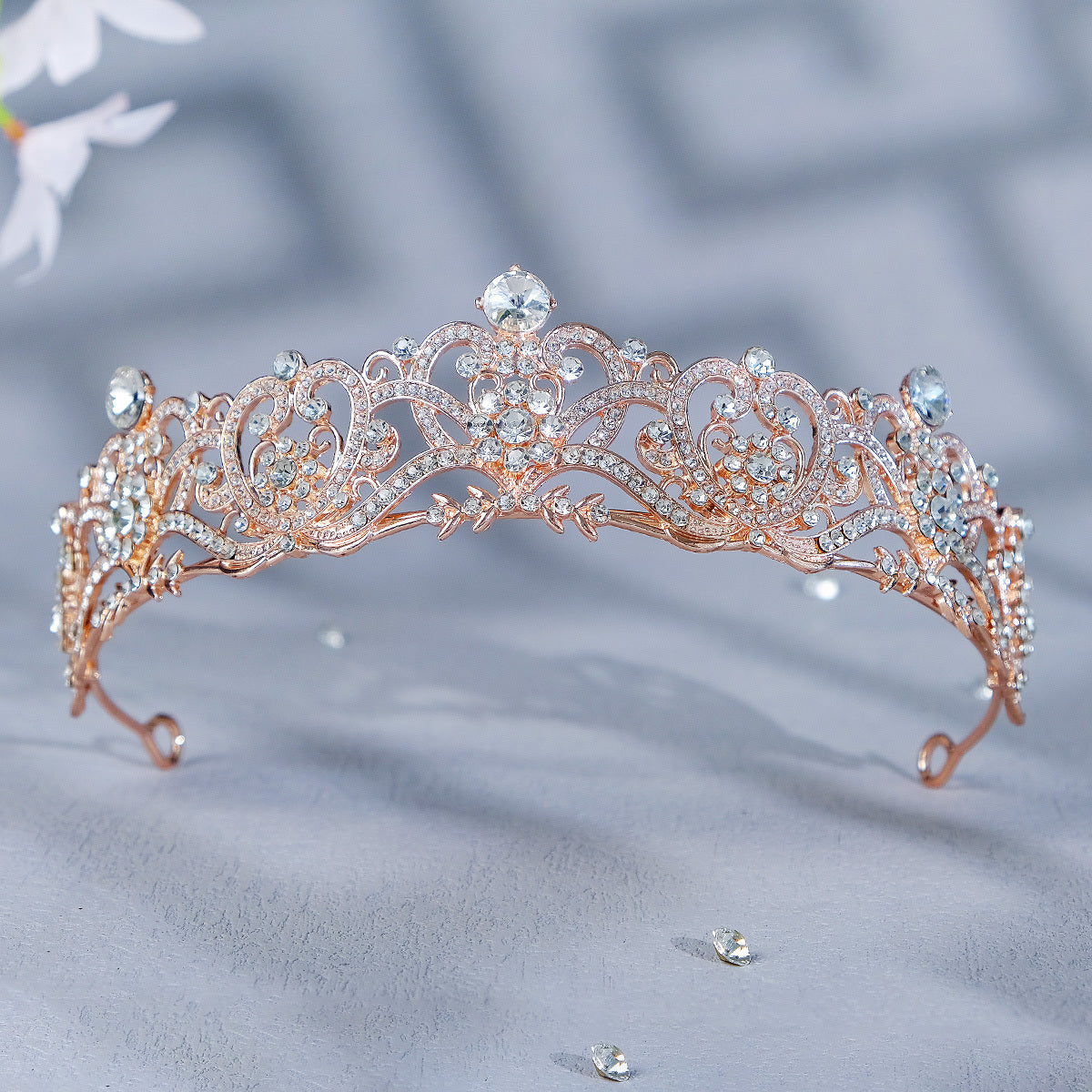 Crystal Wedding Headpiece Rhinestone Tiara Crown Bride Wedding Tiara