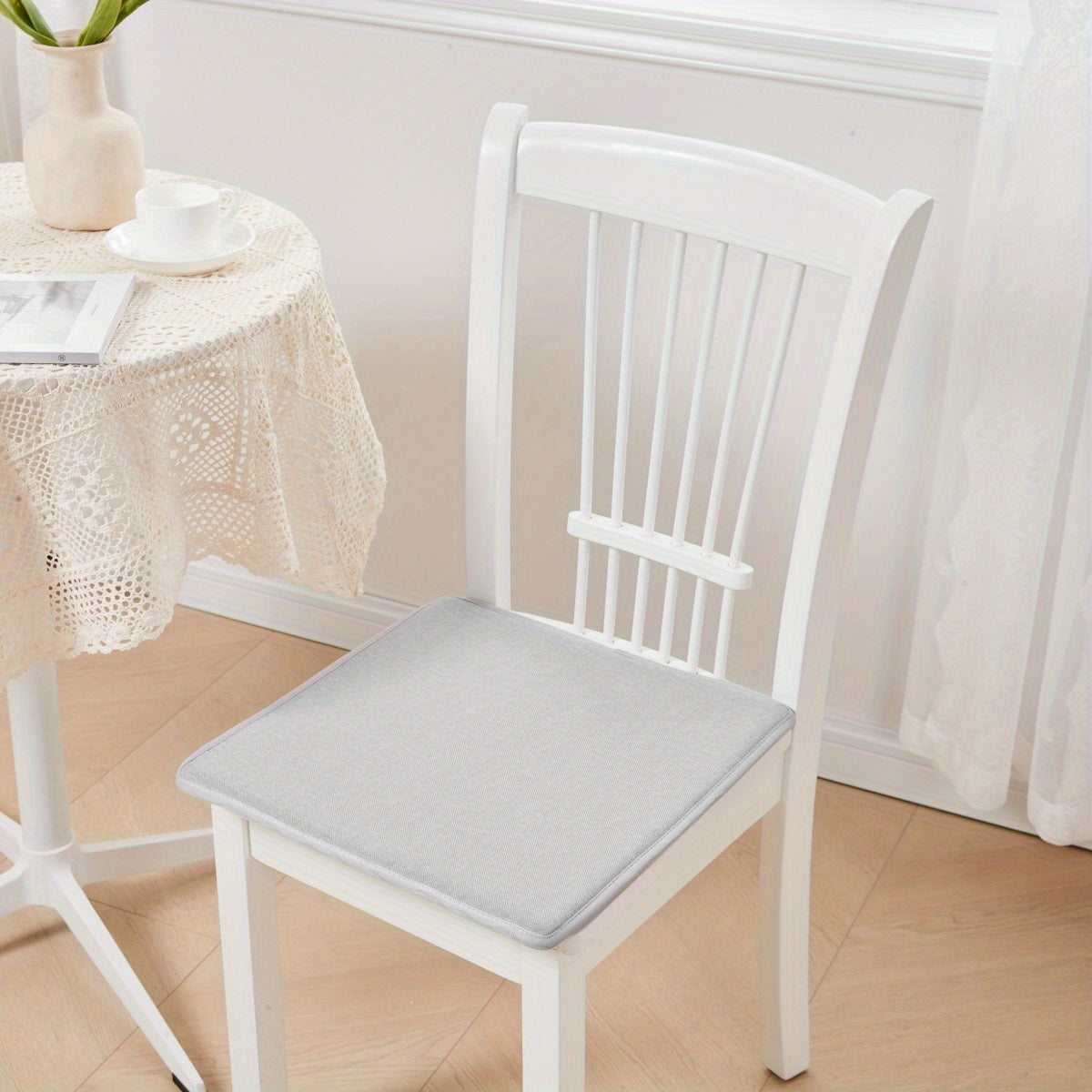 Solid Chair Cushion Memory Foam Anti-slip Stool Pad Four Seasons Universal