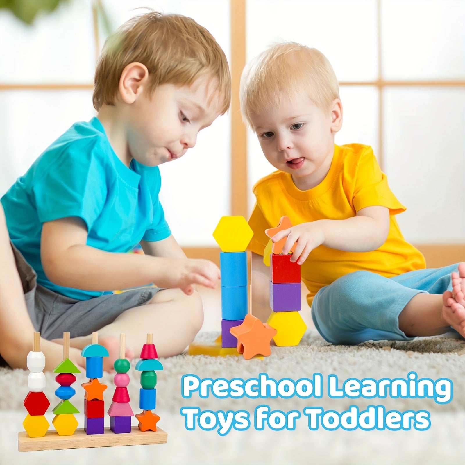 Montessori Beaded Columns for Toddlers Gift