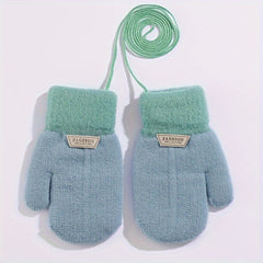 Winter Warm Baby Gloves Knitted Thickened Gloves