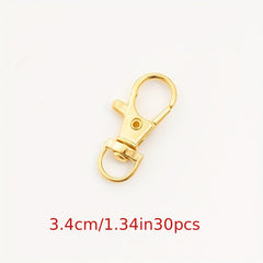 30pcs 3 3 Keychain Buckle Metal Buckle for Backpack Bag Hanging