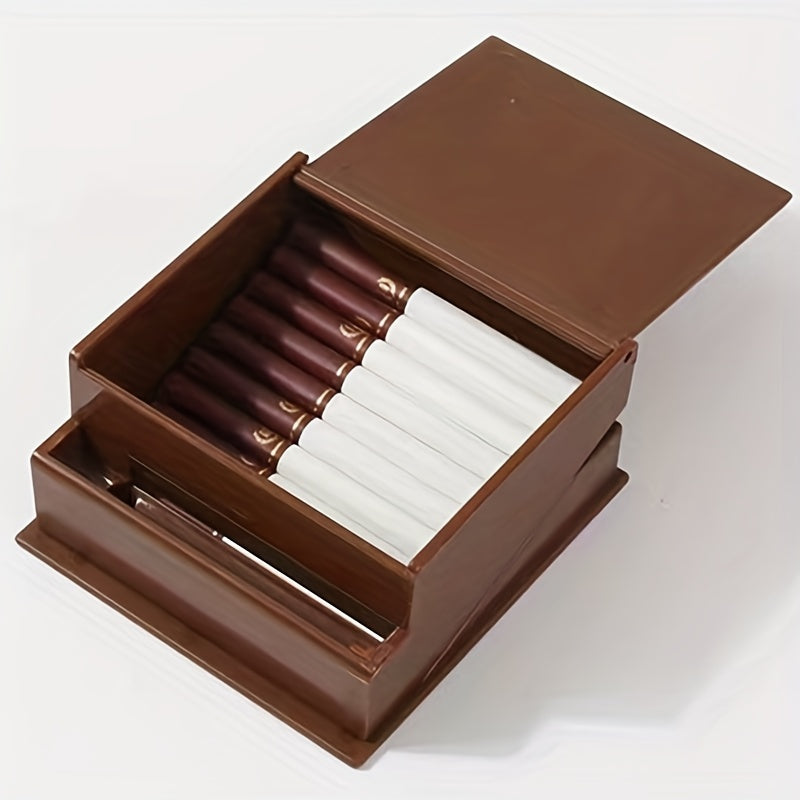 Men's Cigarette Case Box Auto Pop-up Convenient Storage
