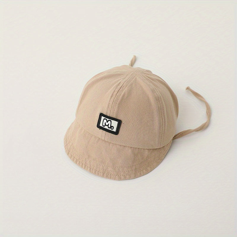 Unisex Sunshade Bucket Hat with M Label for Kids