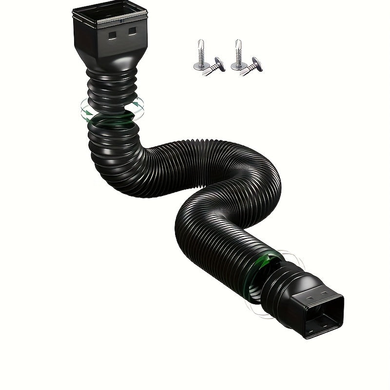 Retractable Downspout Extender Tool for Rain Gutter Drain