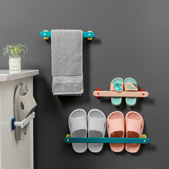 Bathroom Slipper Rack Wall Toilet Shoe Storage Shelf