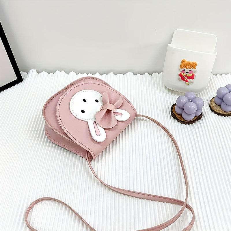 Girls Cartoon Rabbit Coin Purse Wallet Crossbody Bag