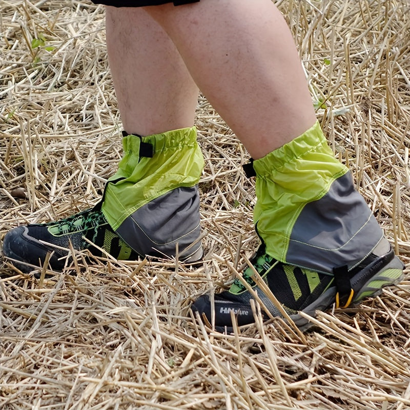 Waterproof Mountaineering Leg Gaurd Set Silicone Nylon Booties