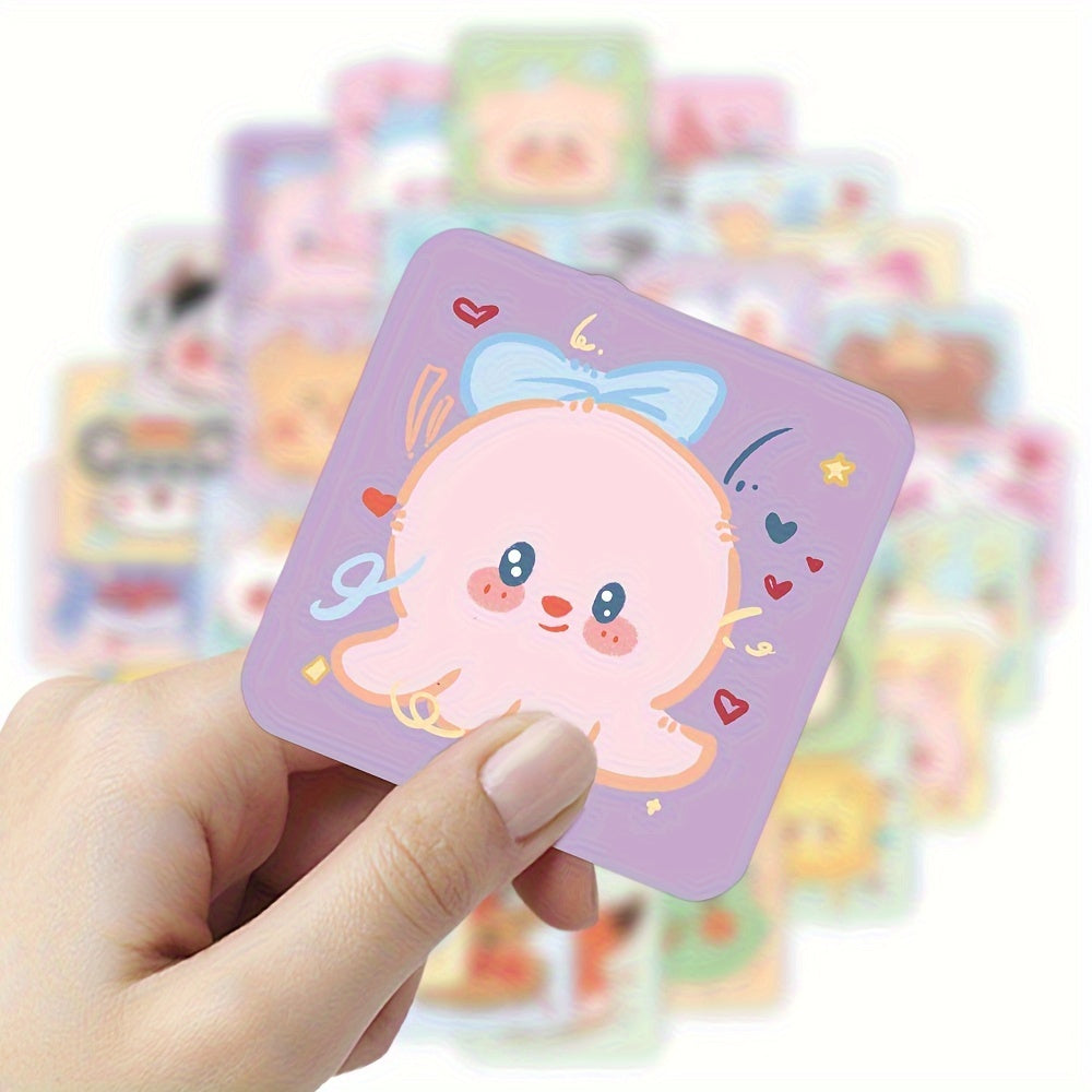 60pcs Animal Series Graffiti Stickers Waterproof for Guitar Skateboard Phone Lap