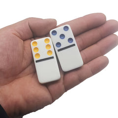 Double Nine Dominoes Set In Storage Tin - Fun Family Board Game