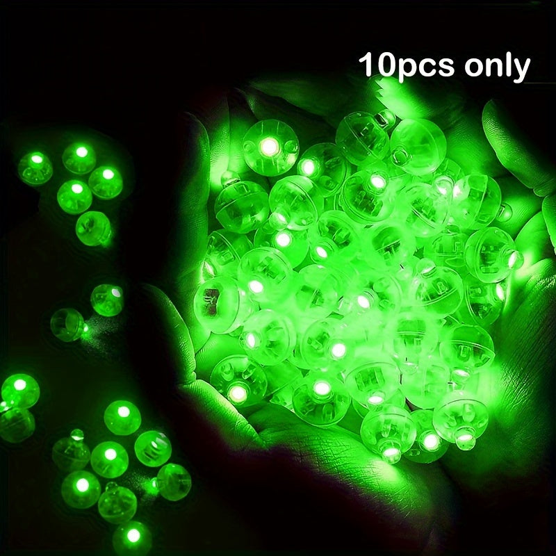 10pcs Multicolor LED Balloon Light Rainbow Mini Ball Light For Party Event