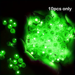 10pcs Multicolor LED Balloon Light Rainbow Mini Ball Light For Party Event