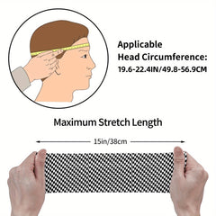 Signature Check Plaid Breathable Headband for Sport & Casual Outfits