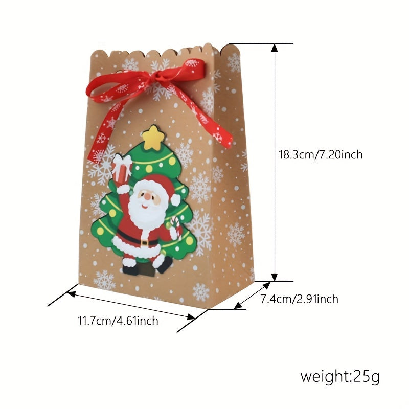 Christmas Snowflake Drawstring Gift Bag Small Business Supplies Shopping Bag