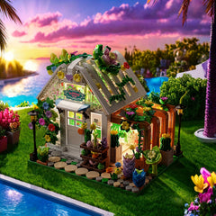 Village Inn Model Kit with LED Light for Adults and Teenagers 6 Years Old