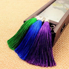 1PC 9 Candy Tassel Pendants DIY Earring Bag Necklace Ornament Making
