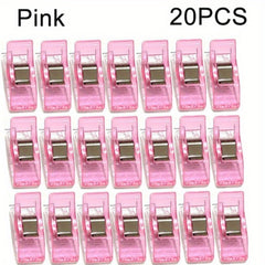 20pcs Colorful Sewing Clips Plastic Clip Storage Patchwork Sewing C