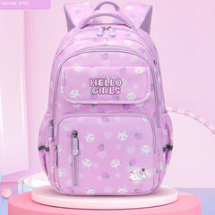 Cartoon Bunny School Bag Large Capacity Backpack for Kids