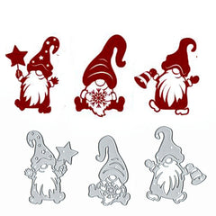 Christmas Santa Claus Die Cuts Snowflake Santa Cutting Dies DIY Scrapbooking