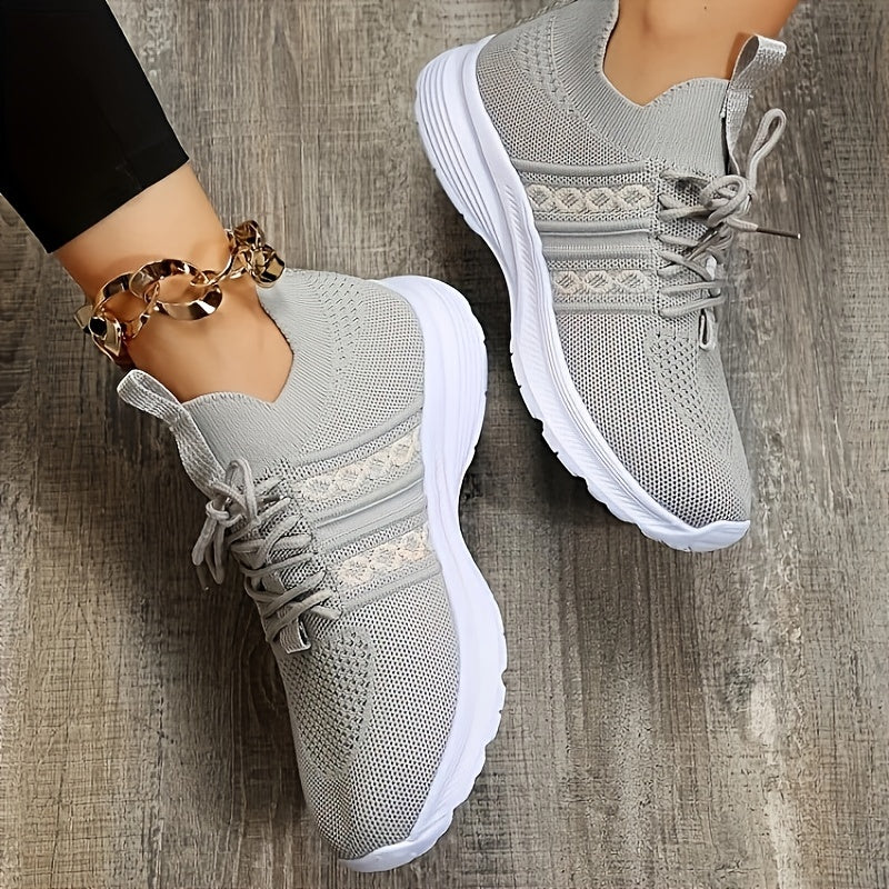 Women's Mesh Breathable Running Shoes - Comfortable Sports Shoes