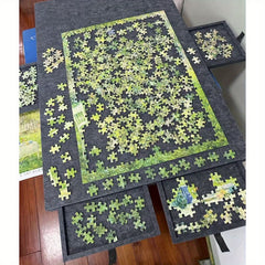 6 in 1 Portable Puzzle Table Set with Stand Cover