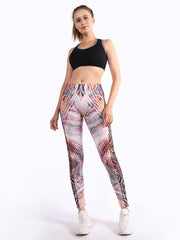 Tribal Print High Waist Leggings Stretchy Skinny Long Length Leggings