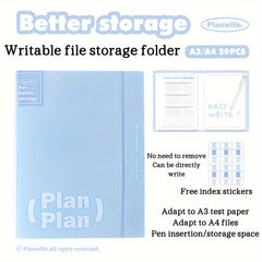 Transparent Insert A4 Test Paper Storage Bag Storage Book A3 Pad File Storage