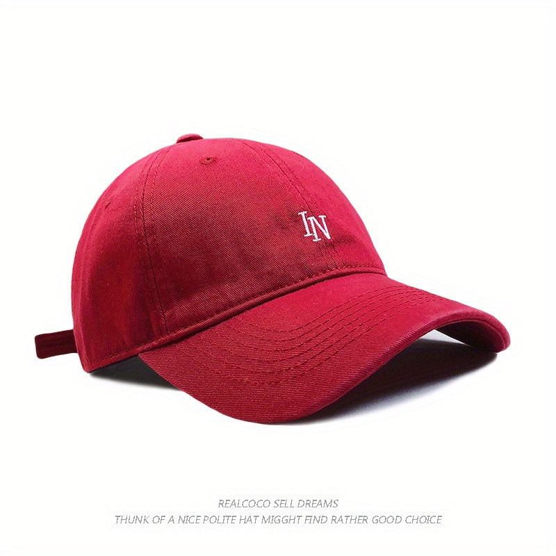 Embroidery Casual Baseball Cap Lightweight Sun Hat Adjustable Unisex Sports Dad