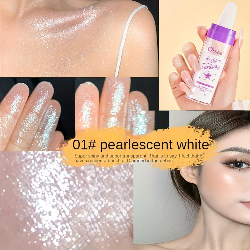 Highlight Powder Stick Body Shimmer Glitter 3 Colors