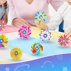 6pcs Colorful Fidget Spinner Toys for Kids Party Favors Classroom Rewards