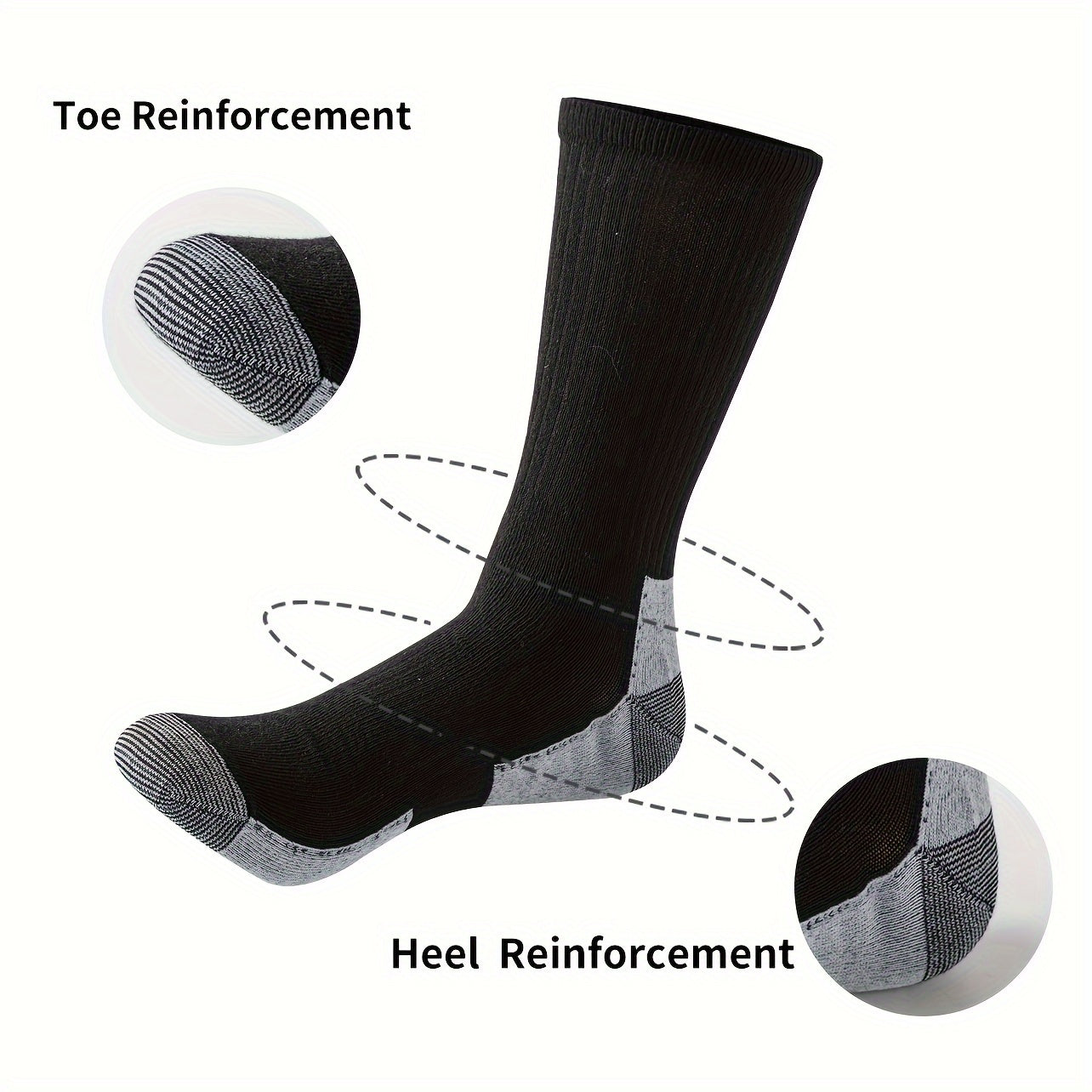 ACEFINE Men's Mid calf Socks Outdoor Sports Sweat absorbent Socks