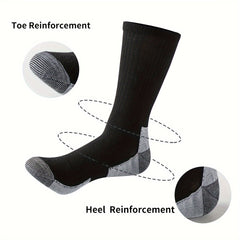 ACEFINE Men's Mid calf Socks Outdoor Sports Sweat absorbent Socks