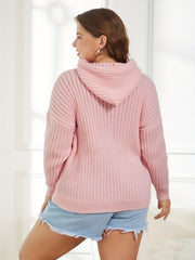 Hooded Drawstring Sweater Hoodie