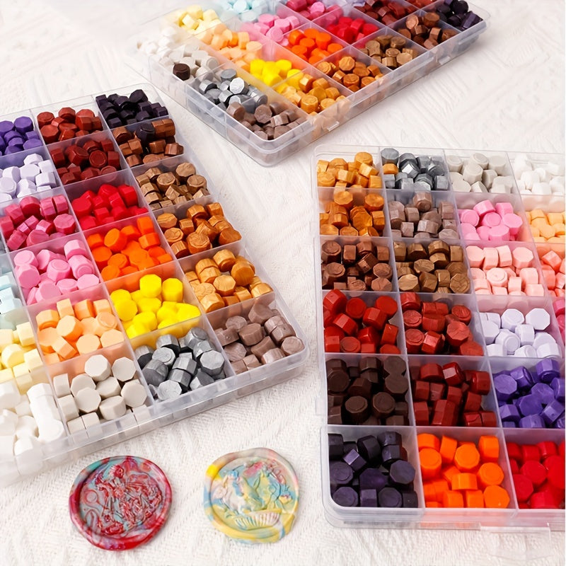 Colored Wax Pellets Sealing Beads Craft Wedding