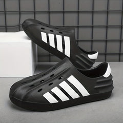 Men's Lightweight Comfy Clogs Hollow Out Non Slip Garden Shoes